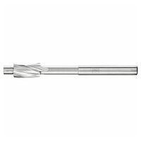 HSS flat countersink with guide pin DIN 373 dia. 8.0 mm shank dia. 5 mm fine for through hole