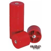 Fräserhalter-Set 5-teilig, rot