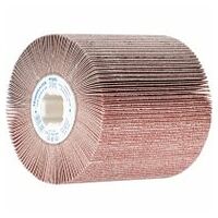 Rullo a lamelle abrasive Ø 100x100 gola 19 mm A120 per uso universale su macchine