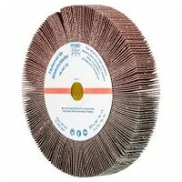 Roue abrasive à lamelles pour meuleuse d’angle FR WS Ø 125x20 mm 5/8-11 A80, application universelle