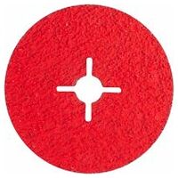 ceramic oxide grain fibre disc dia. 100mm CO-COOL24 for cool grinding on stainless steel