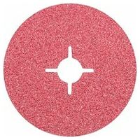 Ceramic oxide grain fibre disc dia. 125 mm CO24 for maximum stock removal on steel