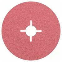 Ceramic oxide grain fibre disc dia. 125 mm CO60 for maximum stock removal on steel