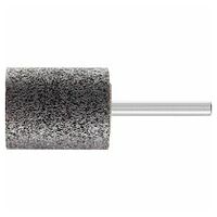 INOX mounted point cylindrical dia. 32x40 mm shank dia. 6 mm A24 for stainless steel