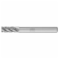 Tungsten carbide high-performance burr NON-FERROUS cylindrical ZYA dia. 06x16 mm shank dia. 6 mm non-ferrous metals