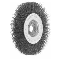 Enkelrijige ronde borstel Staaldraad 0,30 mm