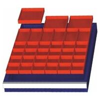 Kleinteilebehälter-Sortiment für 1 Schublade