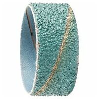 Zirkon abrasive spiral band GSB cylindrical dia. 51x25 mm Z36 for high stock removal on steel
