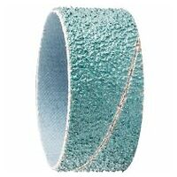 Zirkon abrasive spiral band GSB cylindrical dia. 51x25 mm Z40 for high stock removal on steel
