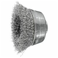cup brush crimped TBU dia. 60mm M14 stainless steel wire dia. 0.30 angle grinders (1)