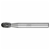 Hartmetall Hochleistungsfrässtift Tropfen TRE Ø 06x10mm Schaft-Ø 6 mm Z3P HICOAT universal