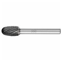 Tungsten carbide high-performance burr oval TRE dia. 10x16 mm shank dia. 6 mm Z3P HICOAT universal