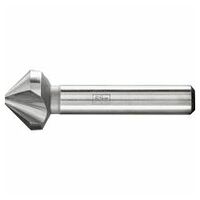 HSSE Co5 conical and deburring countersink 90° dia. 20.5 mm shank dia. 10 mm DIN 335 C with unequal pitch