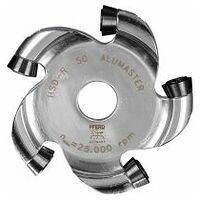 High-performance milling disc ALUMASTER dia. 49 mm for angle/straight grinders work on aluminium HICOAT