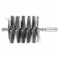 tube brush IBU dia. 83x100mm thread 1/2″ BSW steel wire dia. 0.35″