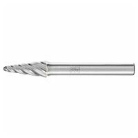 Hartmetall Hochleistungsfrässtift ALU Rundbogen KEL Ø 08x20mm Schaft-Ø 6mm für Alu/NE Metalle