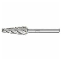 Hartmetall Hochleistungsfrässtift ALU Rundbogen KEL Ø 12x30mm Schaft-Ø 6mm für Alu/NE Metalle