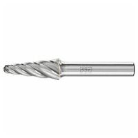 Hartmetall Hochleistungsfrässtift ALU Rundbogen KEL Ø 12x30mm Schaft-Ø 8mm für Alu/NE Metalle