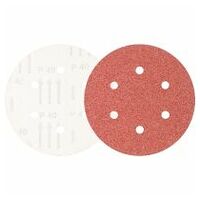 universal aluminium oxide hook-and-loop-backed abrasive disc KSS dia. 150 A40 6 extraction holes for eccentric orbital sanders