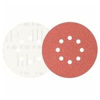 universal aluminium oxide hook-and-loop-backed abrasive disc KSS dia. 150 A60 8 extraction holes for eccentric orbital sanders