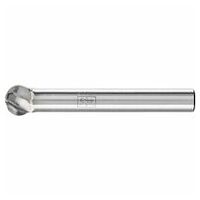 Hartmetall Hochleistungsfrässtift ALU Kugel KUD Ø 08x07mm Schaft-Ø 6mm für Alu/NE Metalle