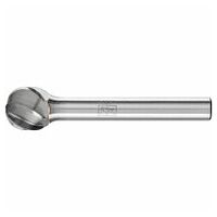 Hartmetall Hochleistungsfrässtift ALU Kugel KUD Ø 12x10mm Schaft-Ø 6mm für Alu/NE Metalle