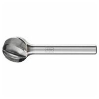 Hartmetall Hochleistungsfrässtift ALU Kugel KUD Ø 16x14mm Schaft-Ø 6mm für Alu/NE Metalle