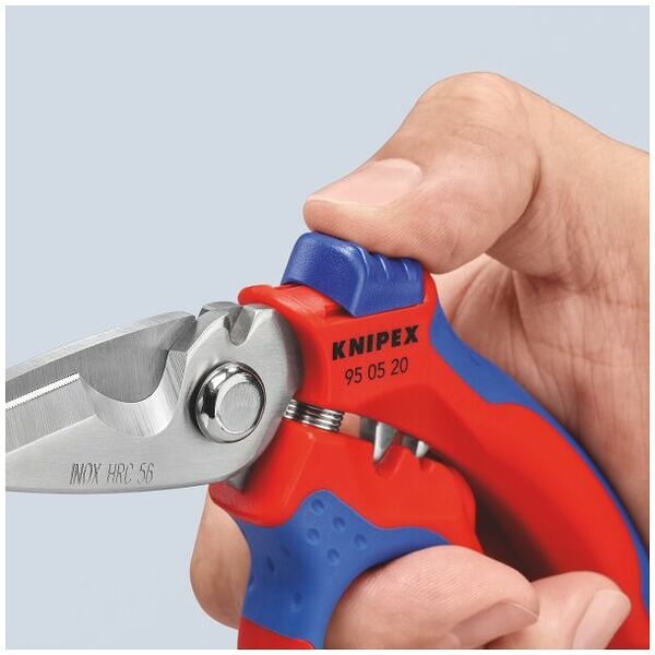 Simply buy Electrician's scissors with 2-component grip and wire