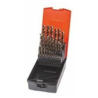 Set di punte elicoidali HOLEX CleverDrill in HSS n. art. 114030 con cassetta  1-13