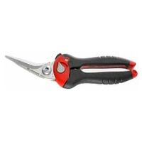 Multi-purpose shears, clear blade, packaged