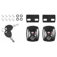 Set of TSA locks with self-tapping screws