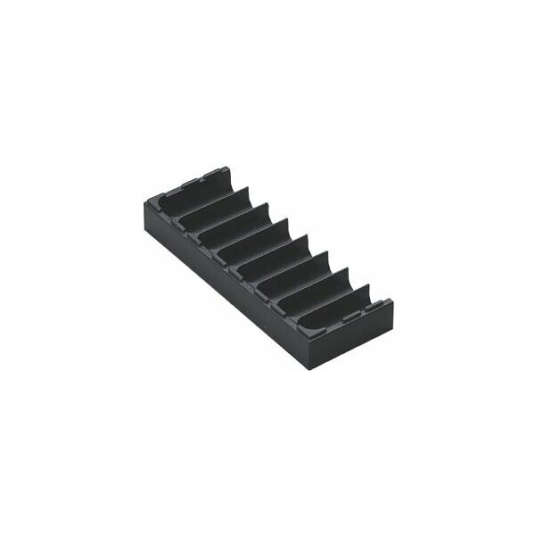 VARIO-BOX end piece, 8 troughs Height 24 mm