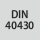 Thread standard: DIN 40430
