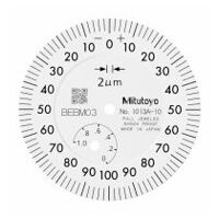 Reloj comparador, tapa con ojal, versión ISO con cojinete, 1 mm, 0,002 mm