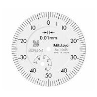 Reloj comparador, tapa con ojal, versión ISO 5 mm, 0,01 mm
