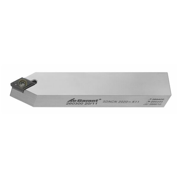 GARANT Klemmdrehhalter SDNCN 62,5°, für Wendeschneidplatten DC.., neutral, Schaft- / Plattengröße 8/07 mm