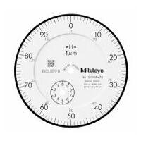 Reloj comparador, tapa con ojal, versión ISO IP64, cojinete de bolas, protegido contra golpes, 1 mm, 0,001 mm
