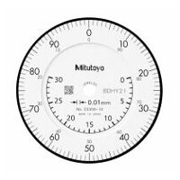 Reloj comparador, tapa con ojal, cojinete ISO, 30 mm, 0,01 mm