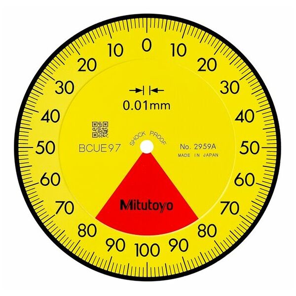 Indicateurs à cadran Métrique Comparateur de Précision 0,01 mm, Plage de 0  10 mm