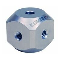 Cube M6 f. right-angled direction change, CMM fixtures, eco-fix-plus series