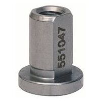 Drážkovaná matica pre oká, h= 15 mm