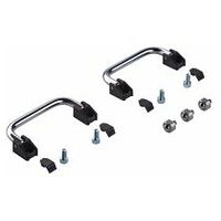 2pcs. Rukoväte a 3ks guľových skrutiek, Na nakladanie prijímača paletového systému CMM fixačného radu eco-fix