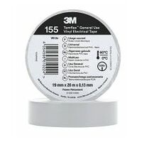 3M™ Temflex™ 155 Cinta PVC, Color Blanco, 19 mm x 20 m