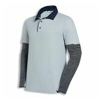 Polo shirt uvex cut Grey/Light grey S