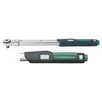 Torque wrench QuickSelect with plug-in ratchet