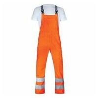 zaščita delovne hlače z oprsnikom uvex utripa oranžno/warnorange 42
