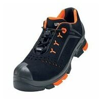 uvex 2 Chaussures basses S1P noir/orange Largeur 11 Pointures 40