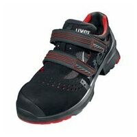 uvex 1 Sandals S1P Black/Red Widths 10 Sizes 41