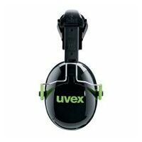 fülvédő uvex K1H fekete/zöld SNR 27 dB