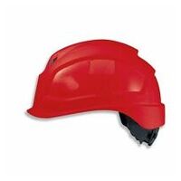 ochranná helma uvex  pheos IES-s červená s větracími otvory